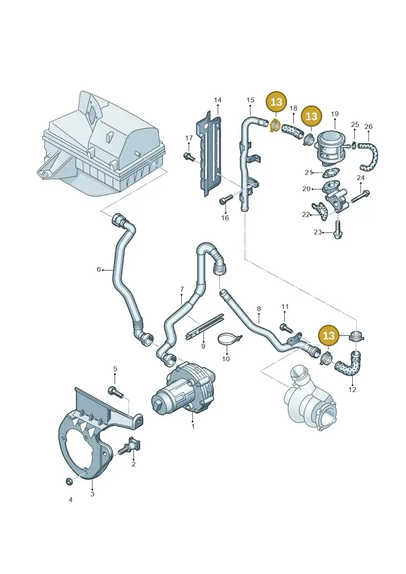 N10258101 — Audi A4/S4 Cabrio./qu. 07> (2006-) diagram 249131100, position 13