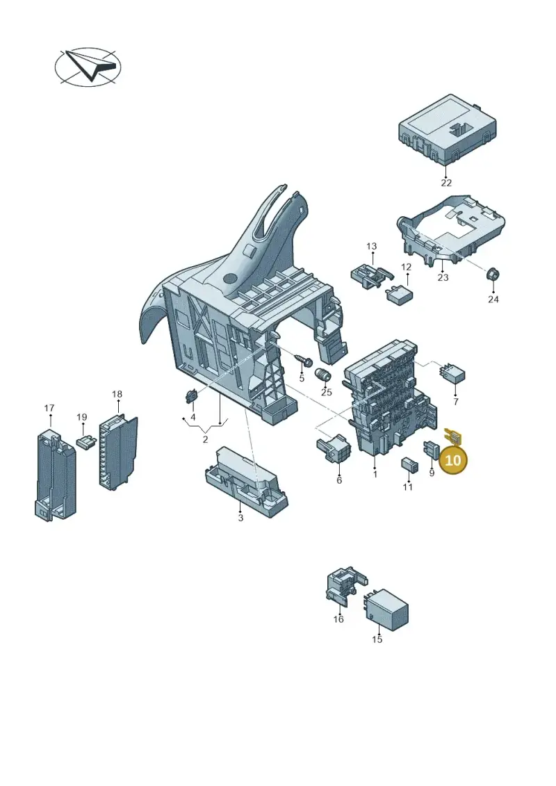 N10261505 — Audi RSQ3 Sportback (2019-2024) diagram 745937000, position 10