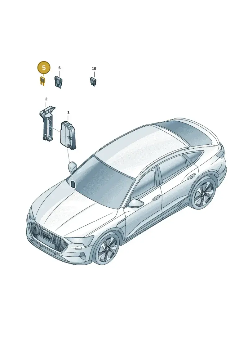 N10261510 — Audi Q6 e-tron (2023-) diagram f5s971905, position 5