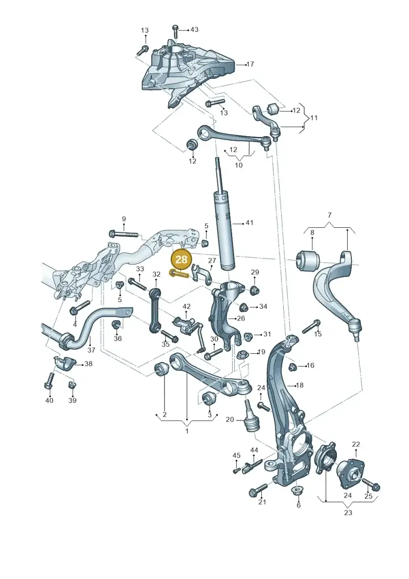 N10272202 — Audi RS6 Avant (2019-) diagram 859407000, position 28