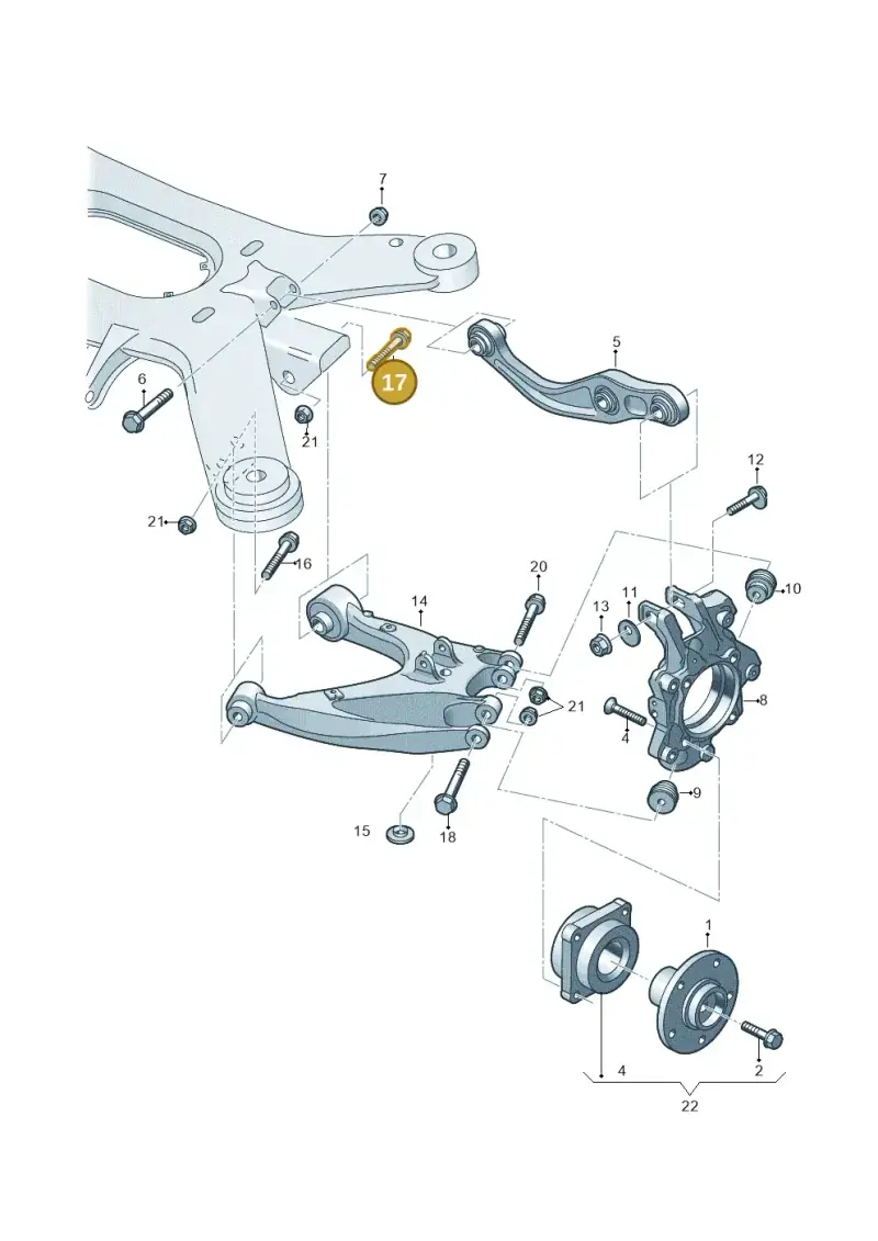 N10294902 — Audi A8/S8/qu. lang    08> (2007-) diagram 291505060, position 17