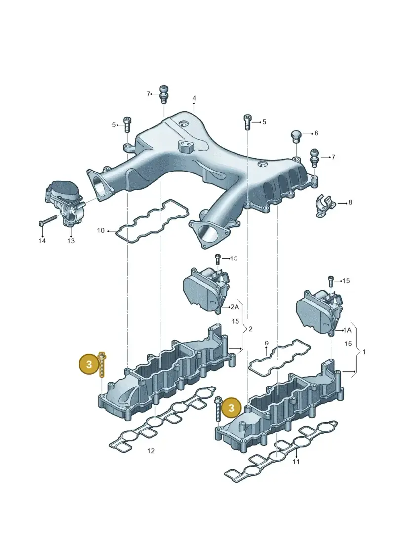 N10300804 — Audi A8L qu. 3.0 TDI (2013-2018) diagram 291129700, position 3