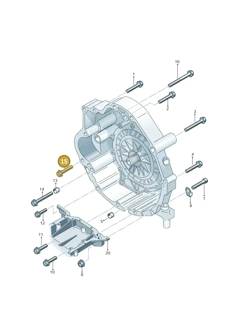 N10304404 — Audi A6 2.7 TDI (2008-2011) diagram 448300800, position 15