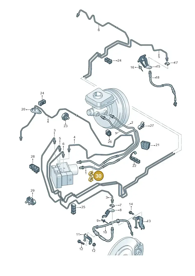 N10335501 — Audi RS Q8 Quattro (2019-) diagram 859611200, position 30