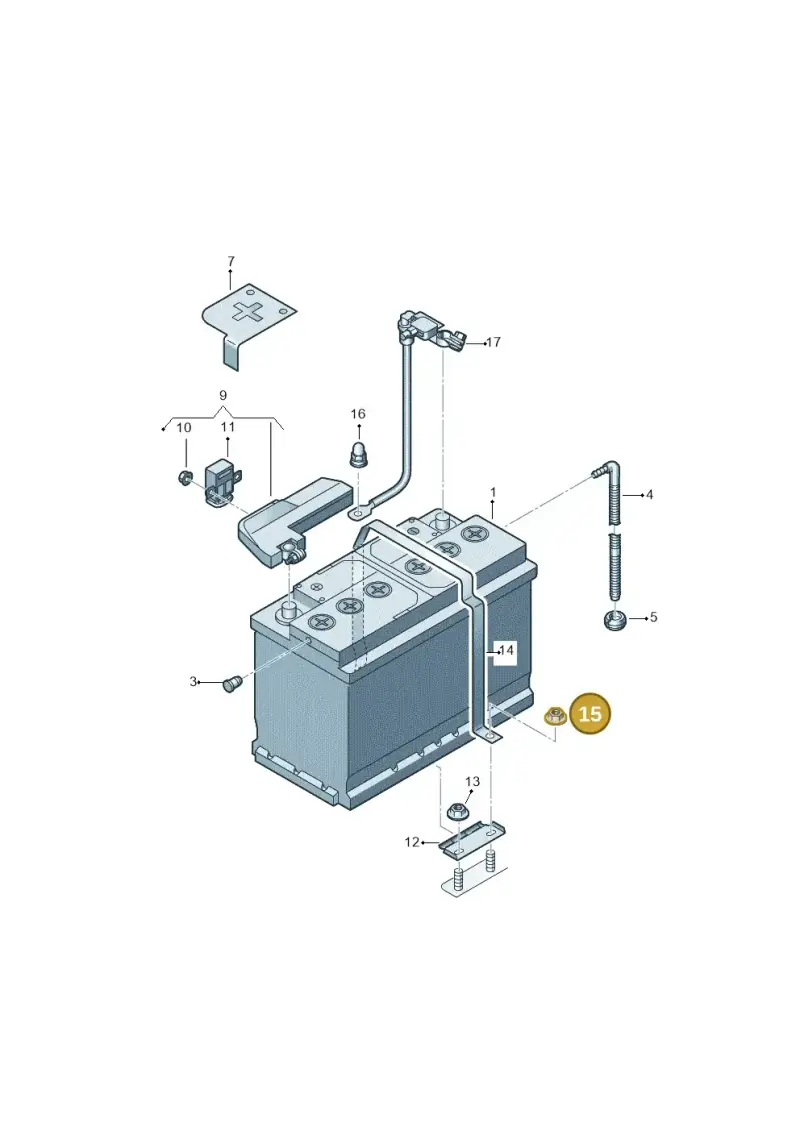 N10340103 — Audi RS Q8 Quattro (2019-) diagram 429915000, position 15