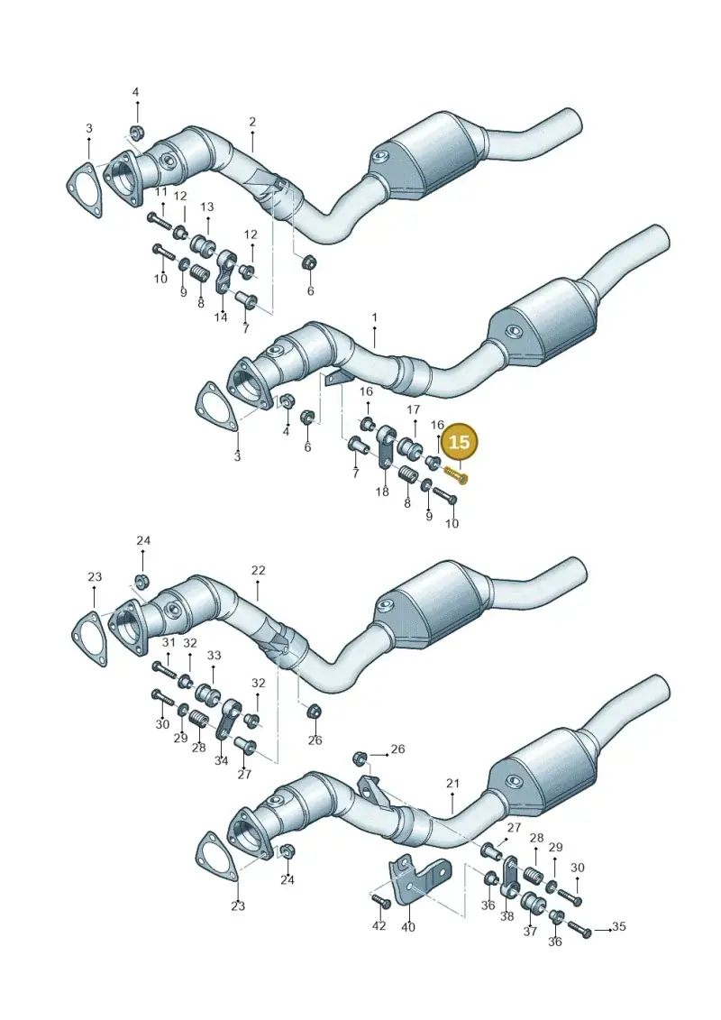 N10344302 — Audi A4/S4/Av./qu.     05> (2005-) diagram 454253740, position 15