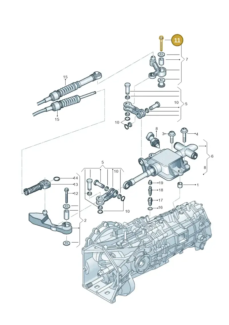 N10344302 — Audi R8 qu. 5.2 (2012-2015) diagram 618311850, position 11