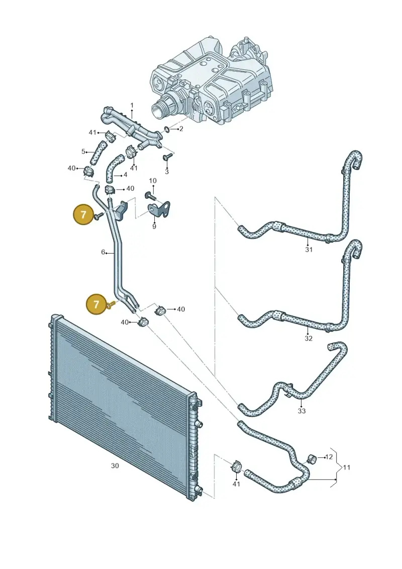 N10347003 — Audi Q7 qu. 3.0 TDI (2015-2019) diagram 859121450, position 7