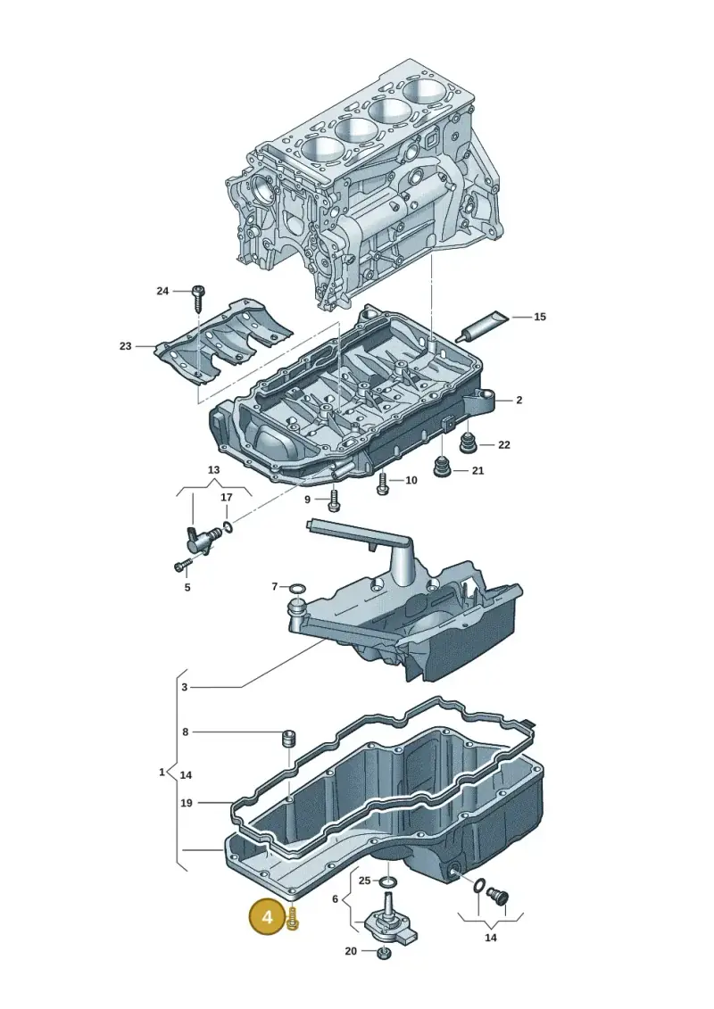 N10347204 — Audi Q8 Quattro 3,0 (2018-) diagram 848103131, position 4