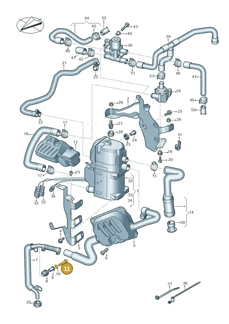 N10347404 — Audi RS6 Avant (2019-) diagram 538261000, position 11