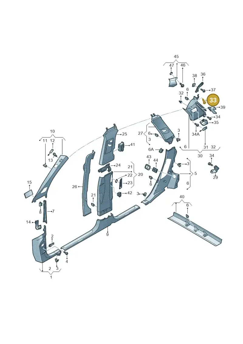N10354602 — Audi Q7 qu. 3.0 TDI (2015-2019) diagram 859867650, position 33