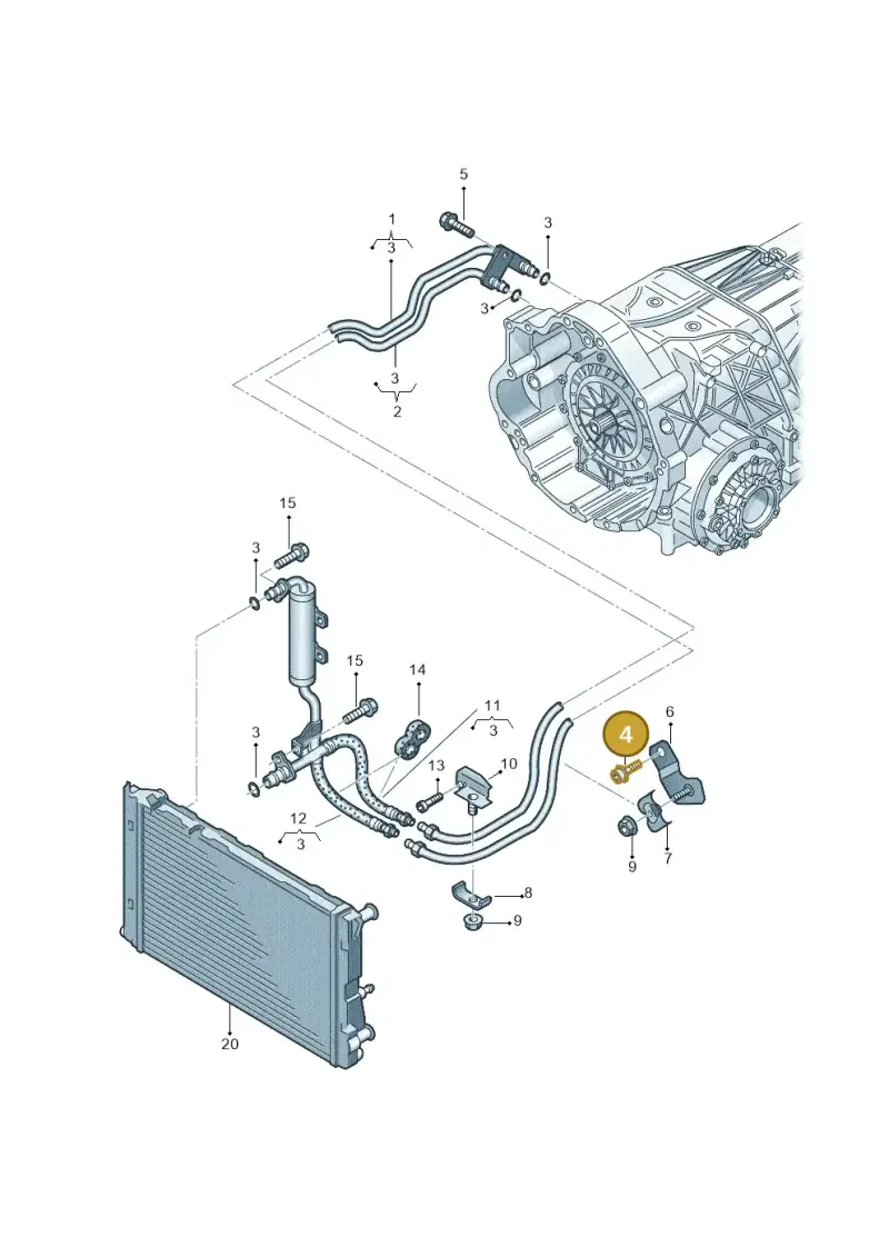 N10402103 — Audi A6/Wagon/quattro (2001-2004) diagram 260317550, position 4