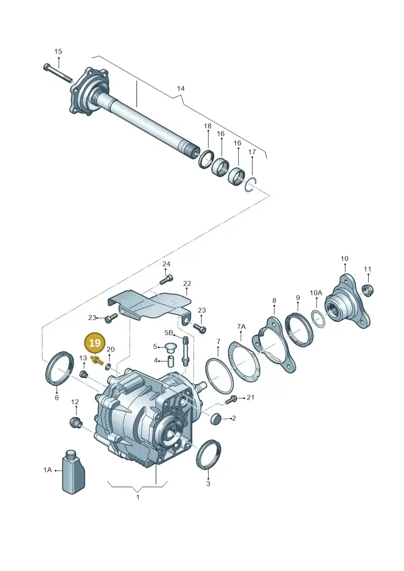 N10404402 — Audi Q3 2.0 TDI (2014-2019) diagram 649409410, position 19