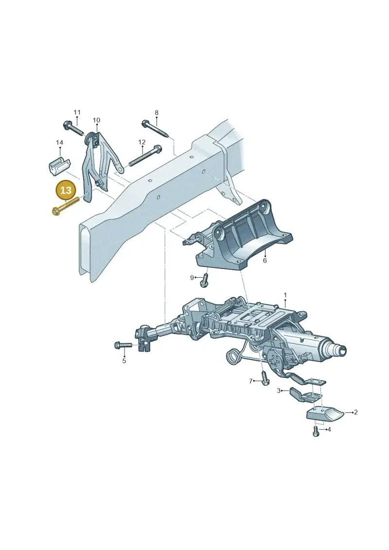 N10414502 — Audi R8 qu. 5.2 (2012-2015) diagram 752419500, position 13