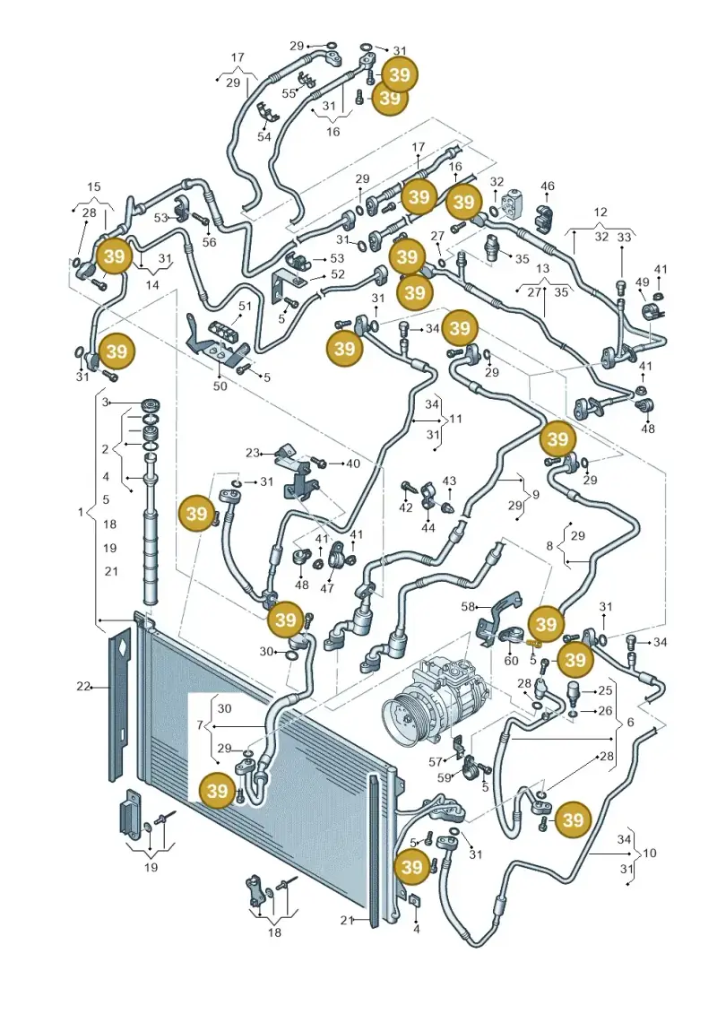 N10415402 — Audi Q7 qu. 3.0 TDI (2009-2015) diagram 274820550, position 39