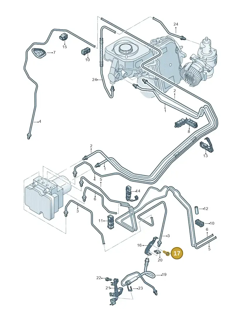 N10416003 — Audi Q5 (2016-2020) diagram 896611250, position 17