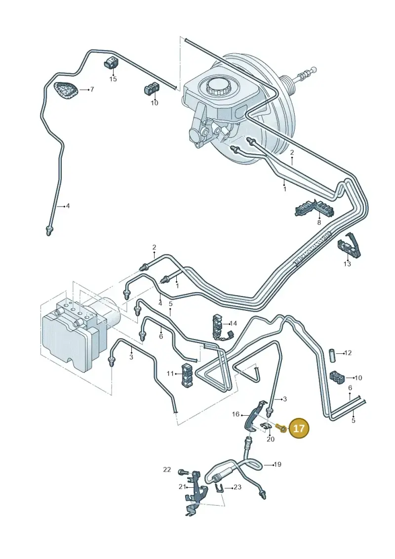 N10416003 — Audi Q5 (2016-2020) diagram 896611200, position 17