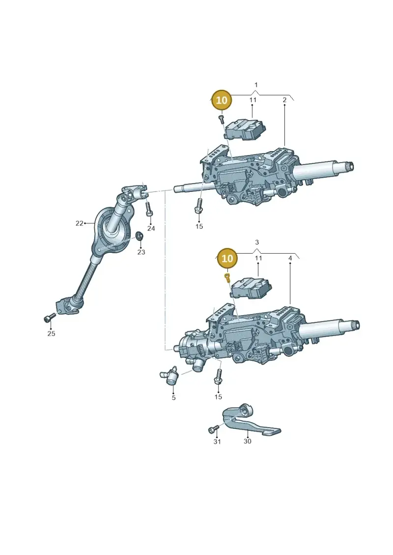 N10430103 — Audi RS6 Avant (2019-) diagram 435419500, position 10