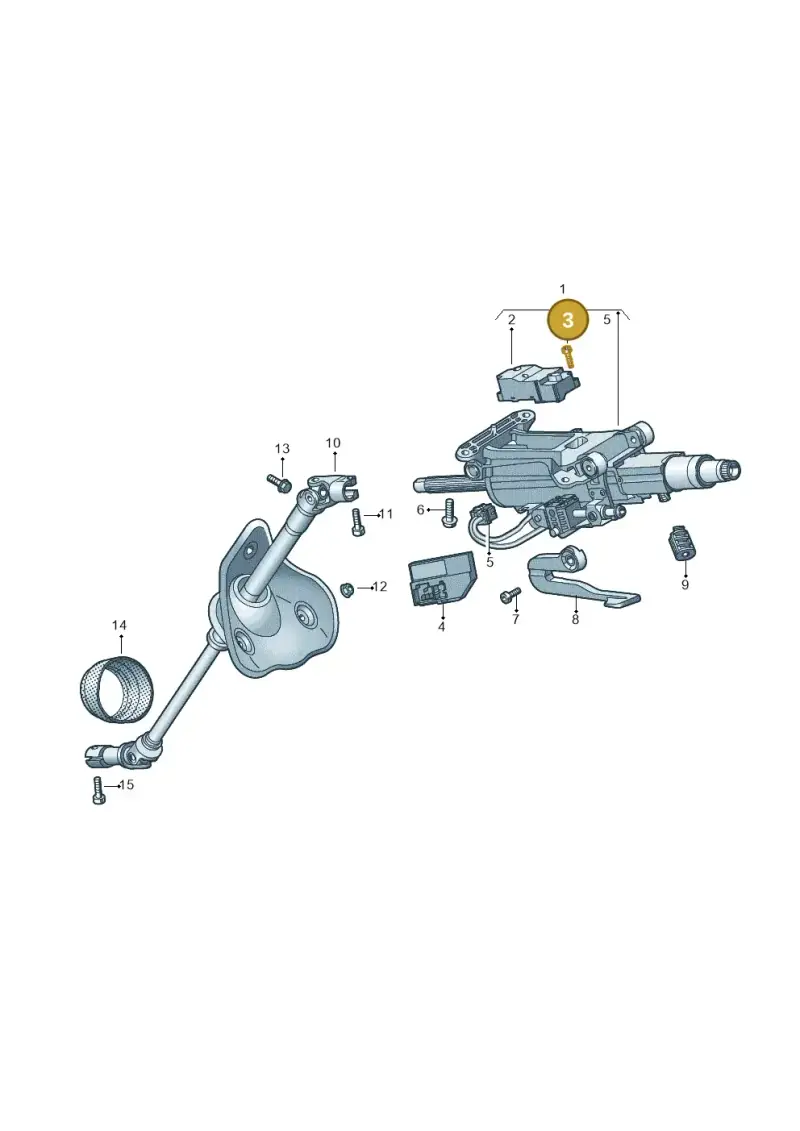 N10430103 — Audi A5 Limo 2.0 (2024-) diagram 439419050, position 3