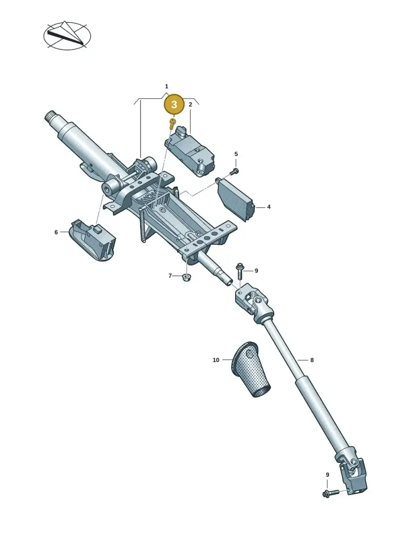 N10430104 — Audi RS e-tron GT (2020-2020) diagram 4j1419050, position 3