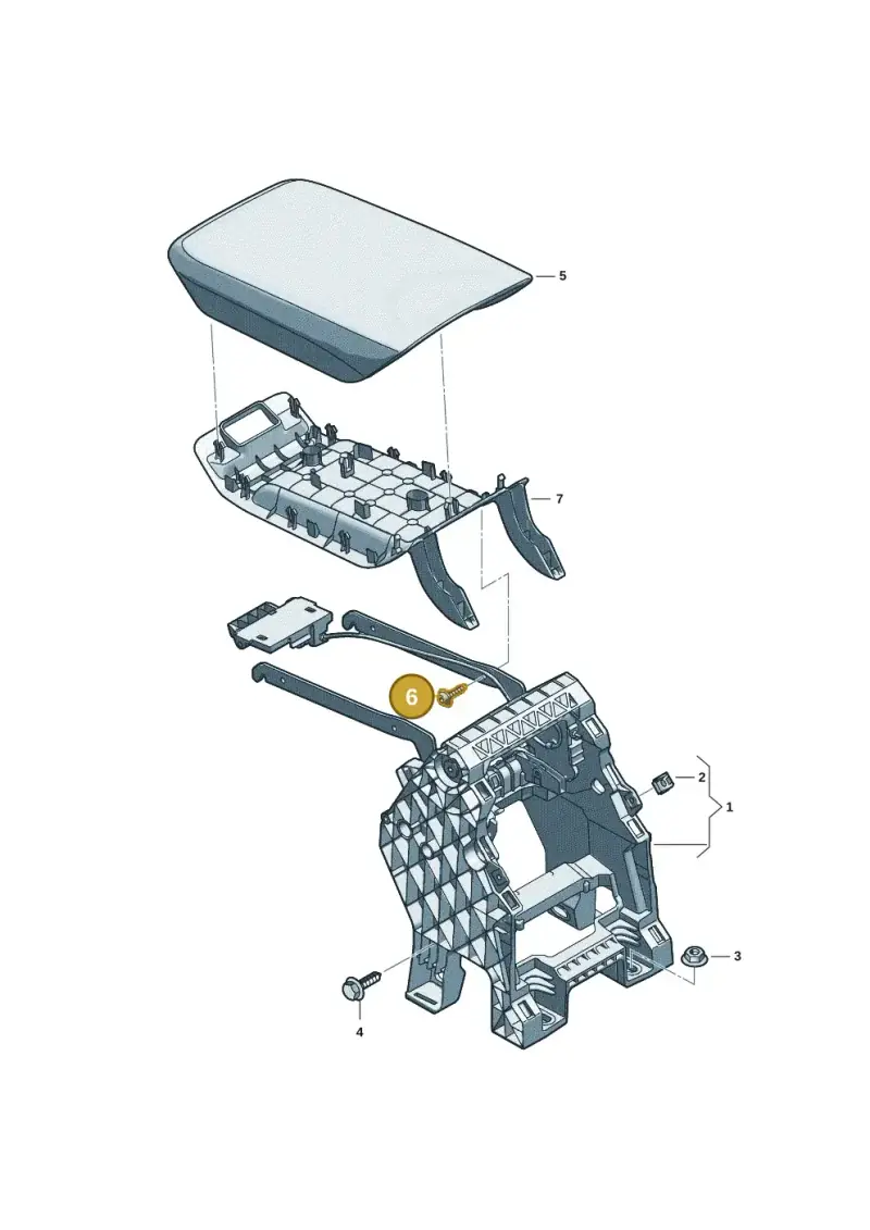 N10442003 — Audi A5 Limo 2.0 (2024-) diagram 8wk863600, position 6