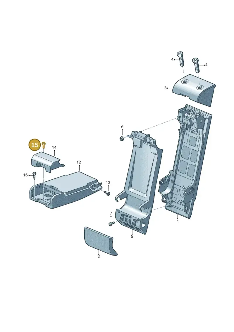 N10471803 — Audi RS6 Avant (2019-) diagram 537885075, position 15