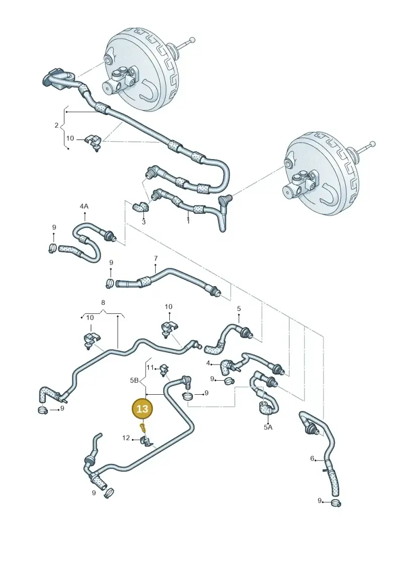 N10485704 — Audi A6/S6/Avant/qu.   05> (2004-) diagram 448611700, position 13