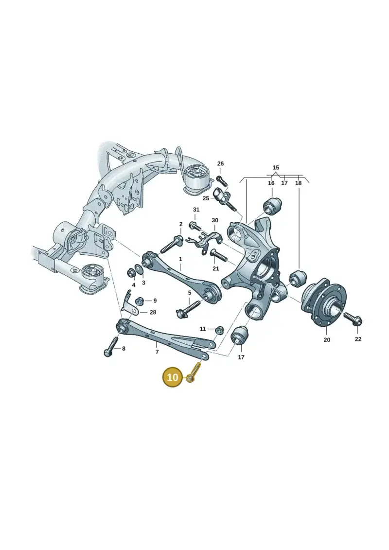 N10505602 — Audi Q4 Sportback (2021-2022) diagram 89a501200, position 10