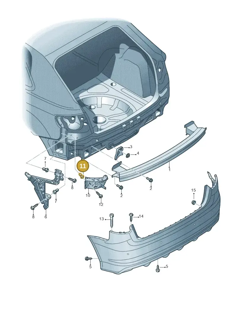 N10507301 — Audi RS3 Sportback (2011-2012) diagram 720807500, position 11
