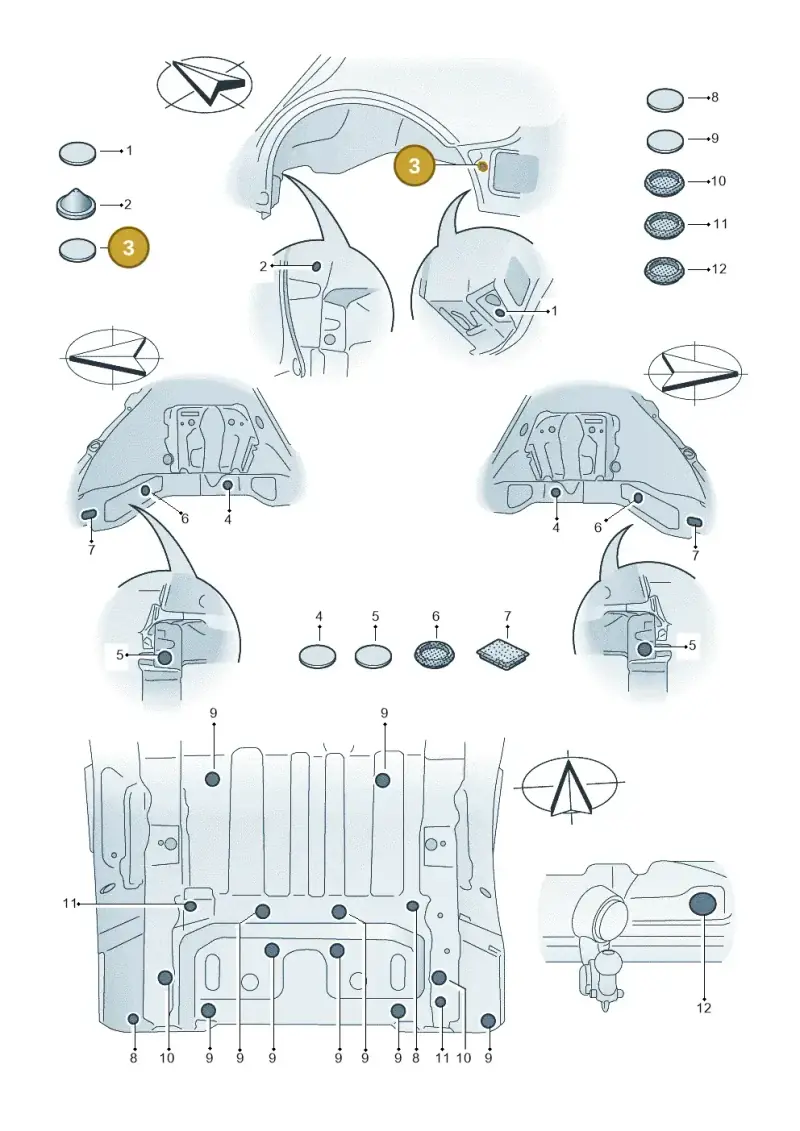 N10515101 — Audi Q6 e-tron (2023-) diagram f5s803035, position 3
