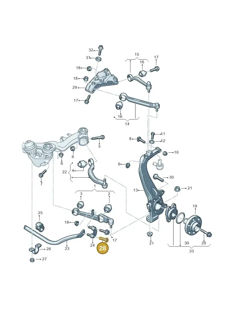 N10516702 — Audi A6 2.7 TDI (2008-2011) diagram 448407060, position 28