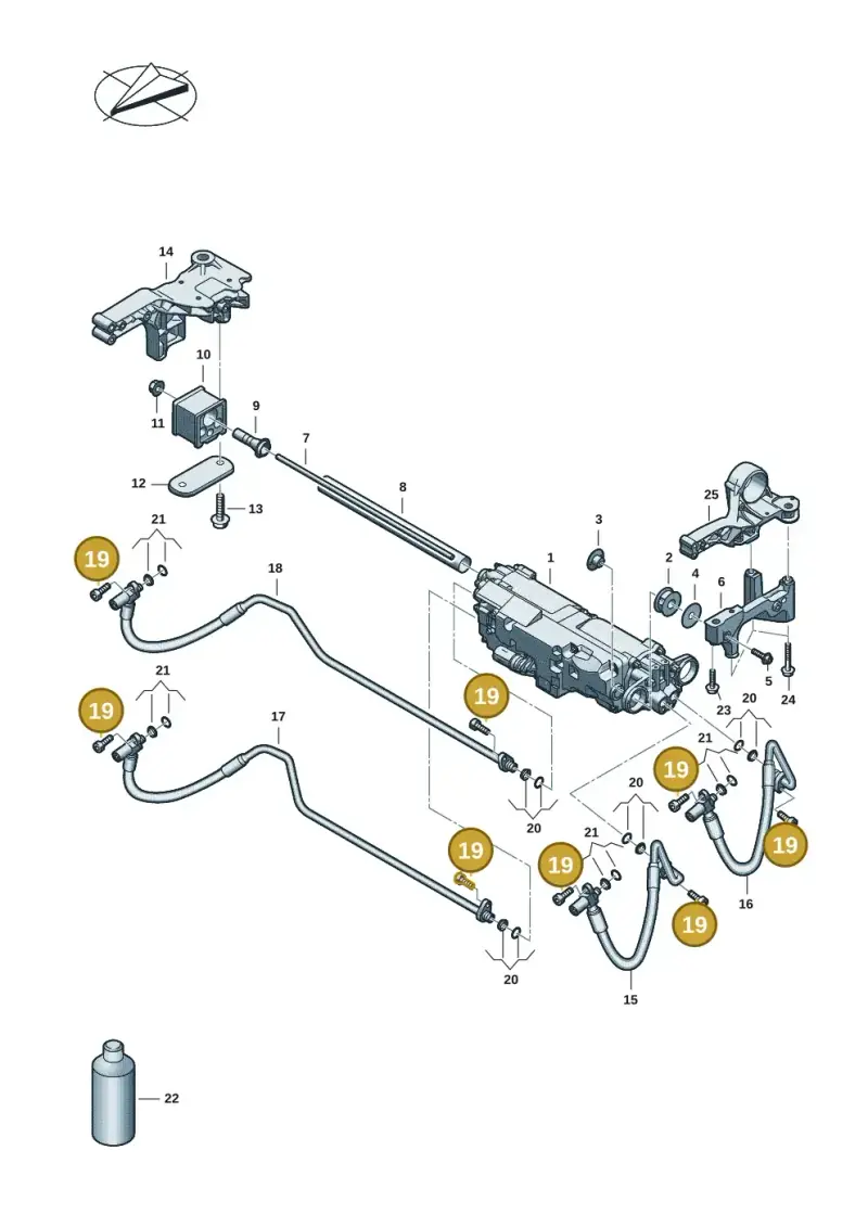 N10517304 — Audi RS e-tron GT (2020-2020) diagram 4j1411020, position 19