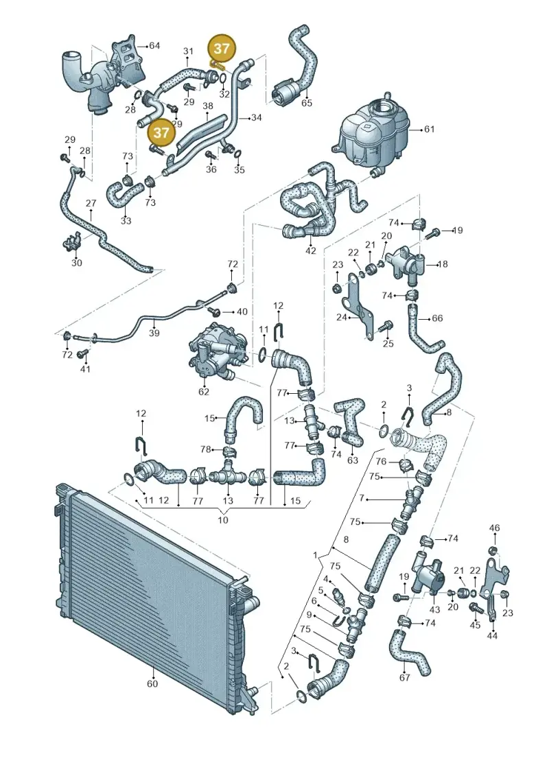 N10524202 — Audi Q8 Quattro 3,0 (2018-) diagram 859121200, position 37