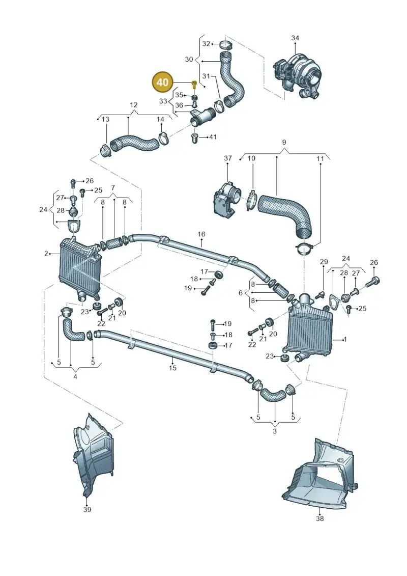 N10528402 — Audi Q7 qu. 3.0 TDI (2015-2019) diagram 859145390, position 40