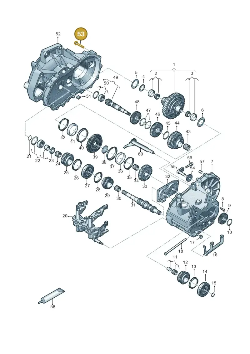N10530303 — Audi A1 sportback 1.0 (2018-) diagram 837305030, position 53