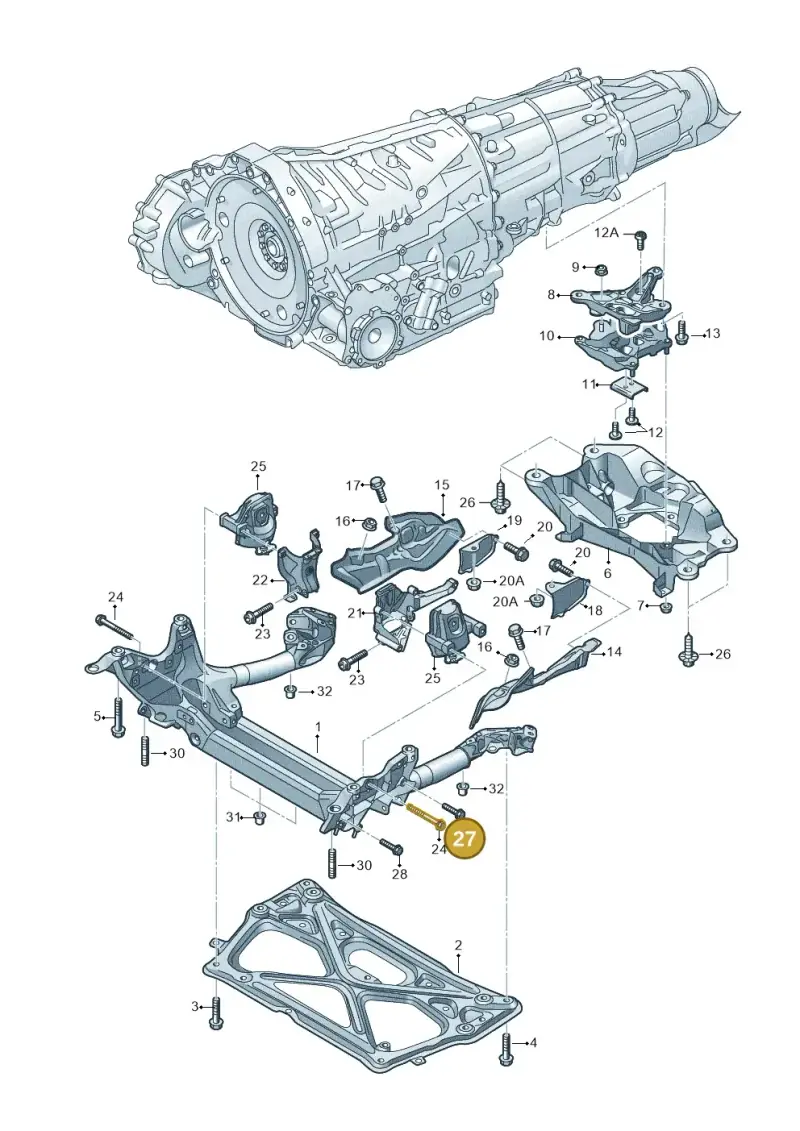 N10541002 — Audi RS6 Avant (2013-2018) diagram 758399800, position 27