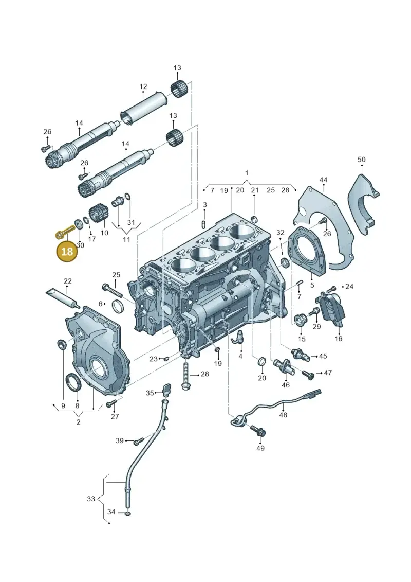 N10544904 — Audi A6 2.0 (2018-) diagram 430103012, position 18