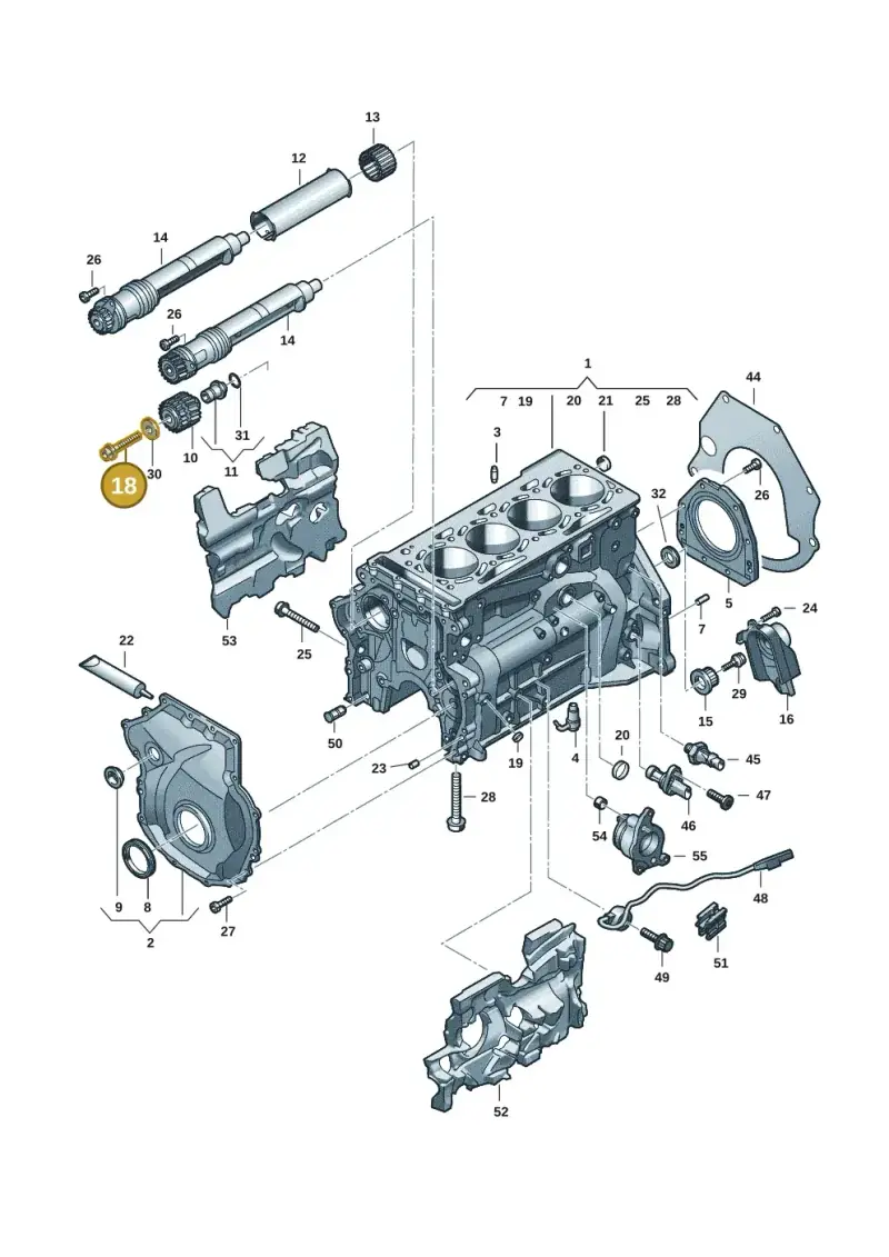 N10544904 — Audi A5 Limo 2.0 (2024-) diagram 849103017, position 18