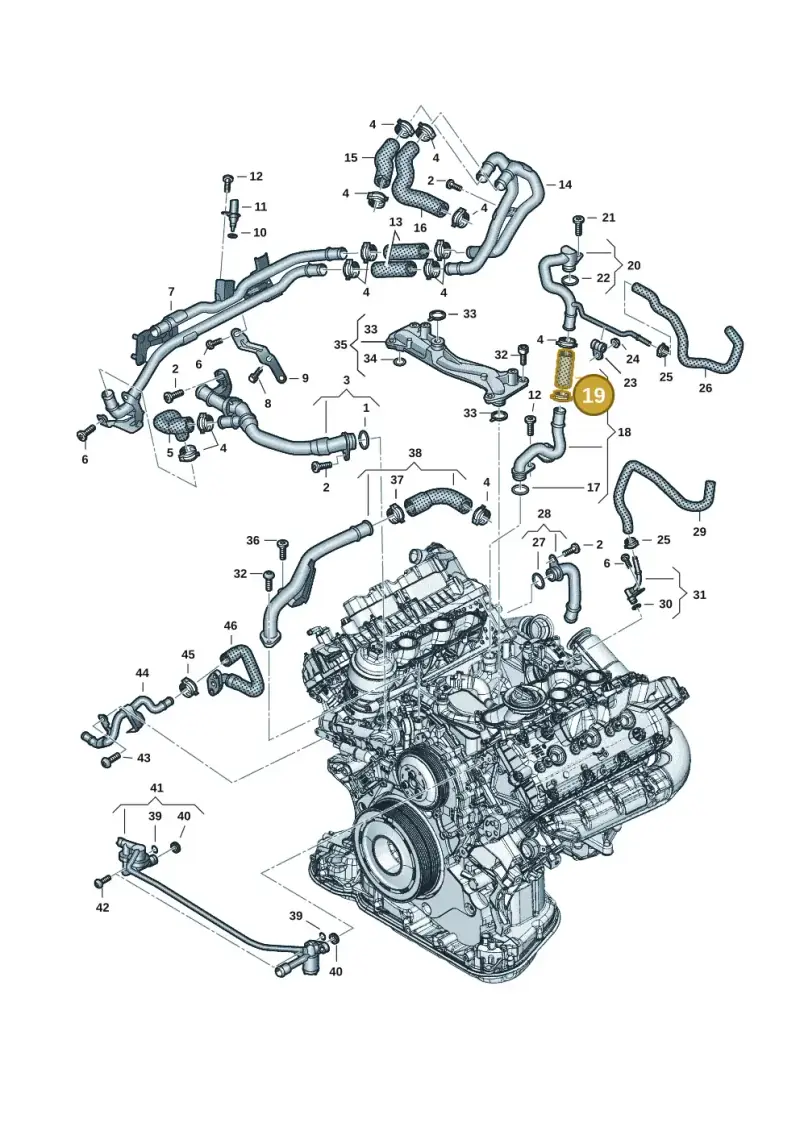 N10558601 — Audi Q8 Quattro 3,0 (2018-) diagram 896121162, position 19