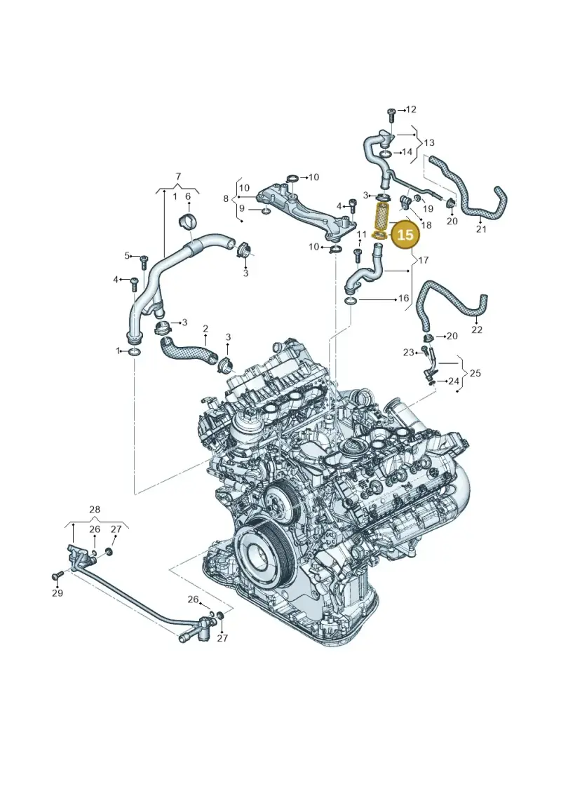 N10558601 — Audi A6 2.0 (2018-) diagram 896121202, position 15
