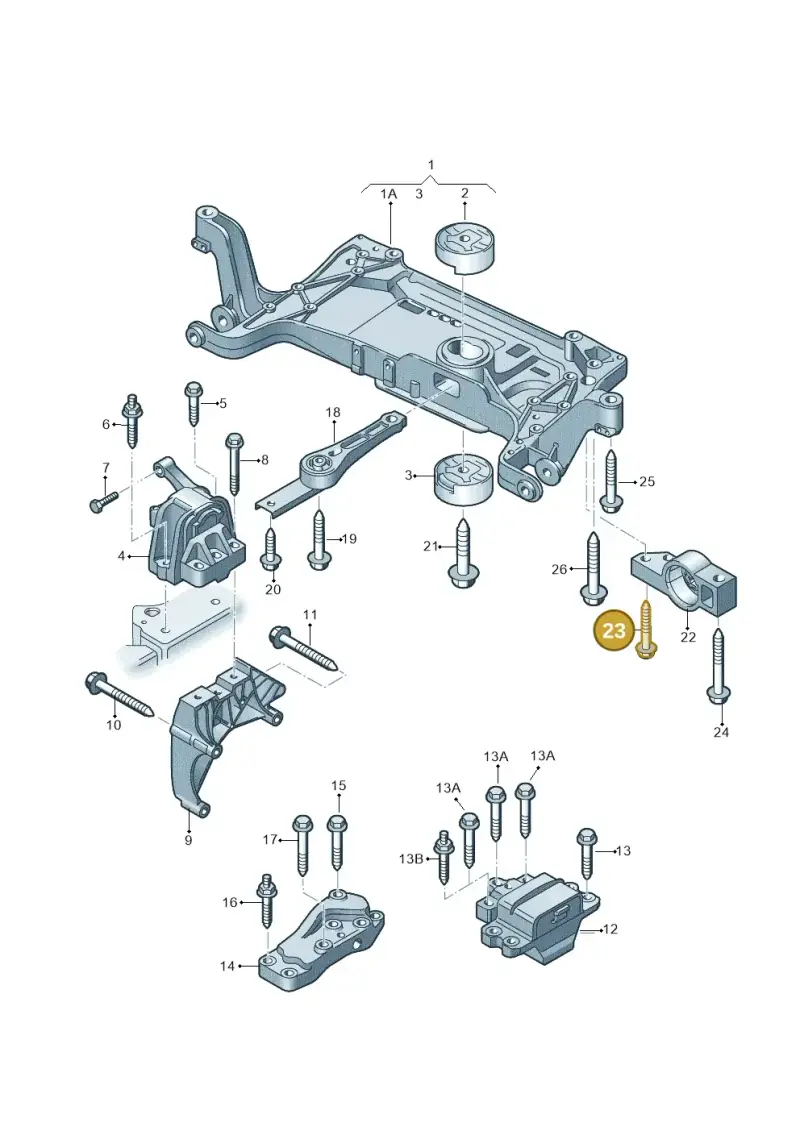 N10560702 — Audi Q3 1.4 (2016-) diagram 855199200, position 23