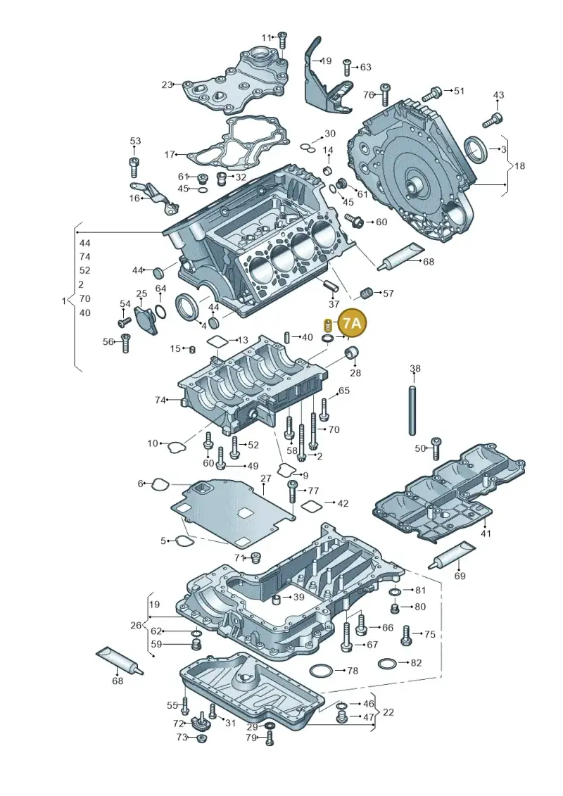 N10570501 — Audi R8 qu. 5.2 (2012-2015) diagram 618103000, position 7A
