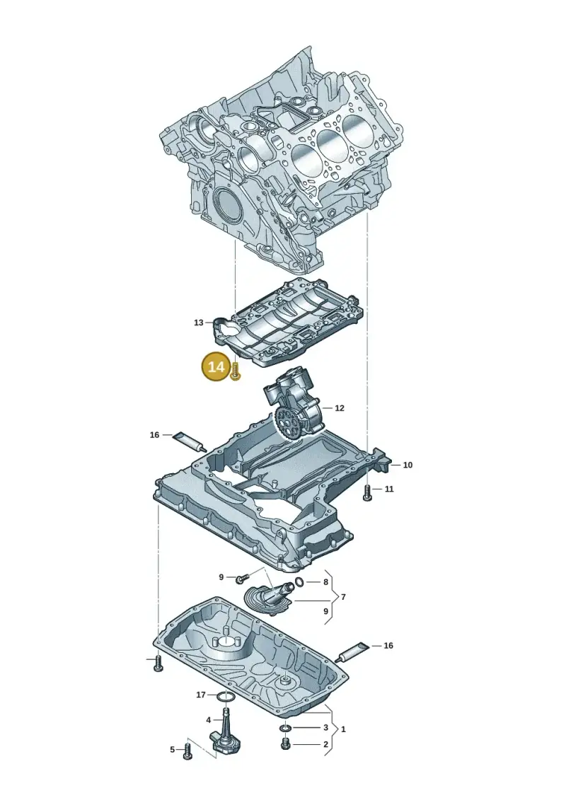N10571404 — Audi A5 Limo 2.0 (2024-) diagram 849103191, position 14