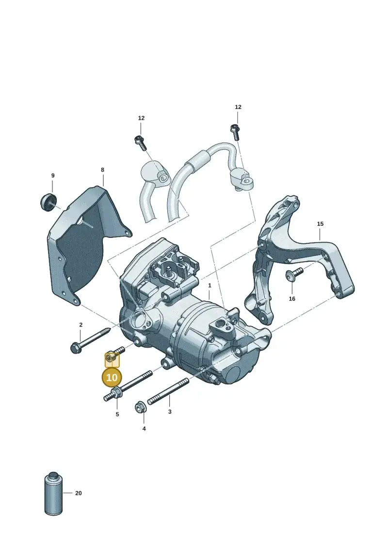 N10572403 — Audi A5 Limo 2.0 (2024-) diagram 8wk260200, position 10