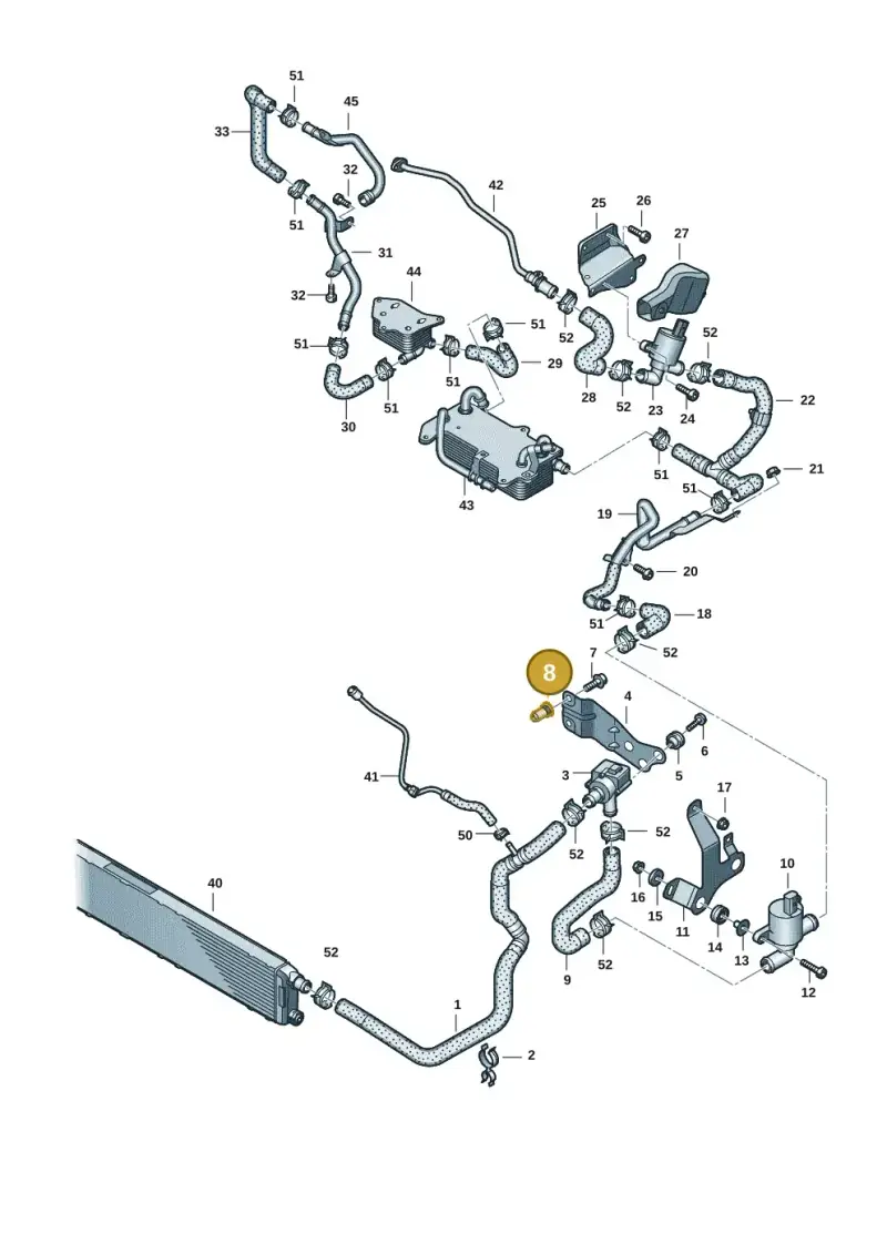 N10580601 — Audi RS Q8 Quattro (2019-) diagram 595121006, position 8