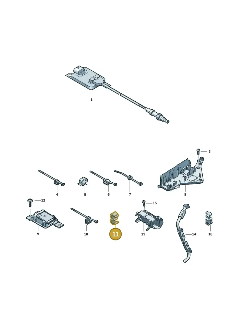 N10588701 — Audi A5 Limo 2.0 (2024-) diagram 8wk906048, position 11