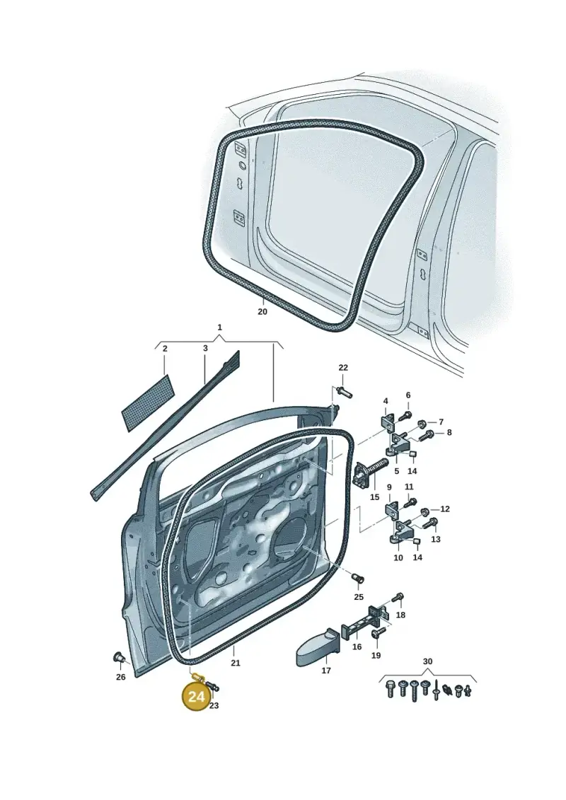 N10597701 — Audi Q6 e-tron (2023-) diagram f5s831010, position 24