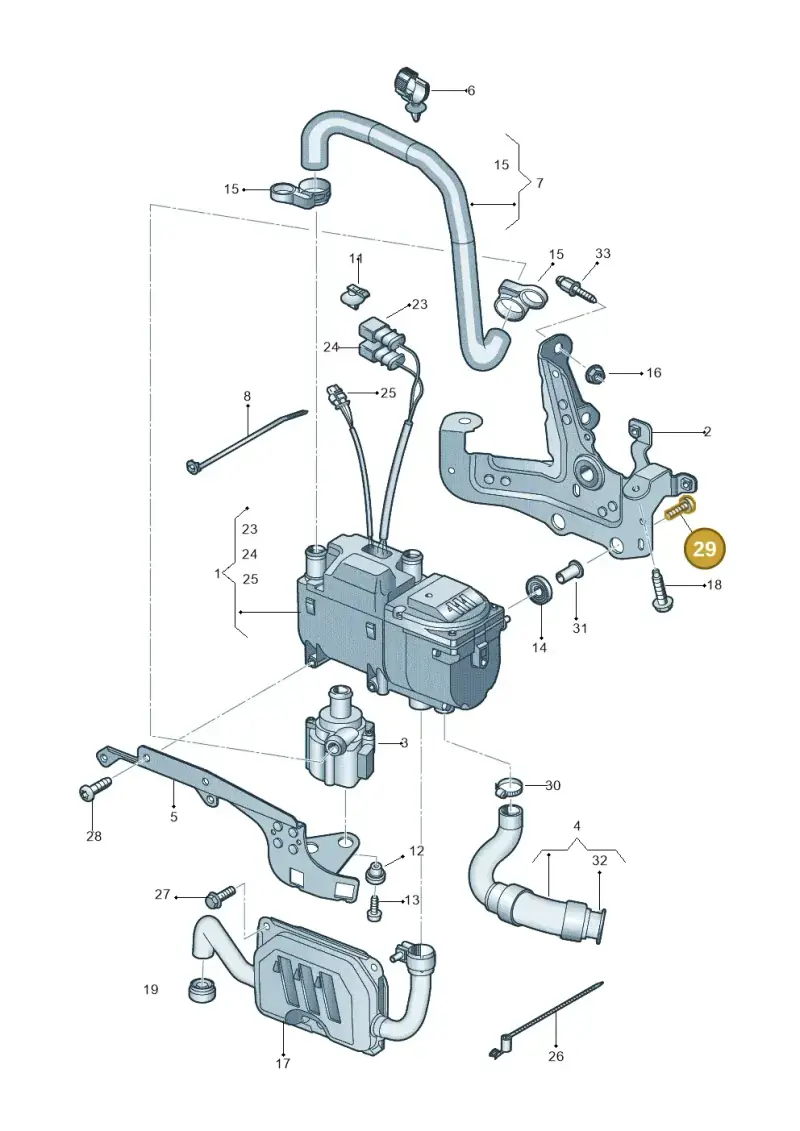 N10607601 — Audi A5 Sportback (2016-2020) diagram 849261000, position 29