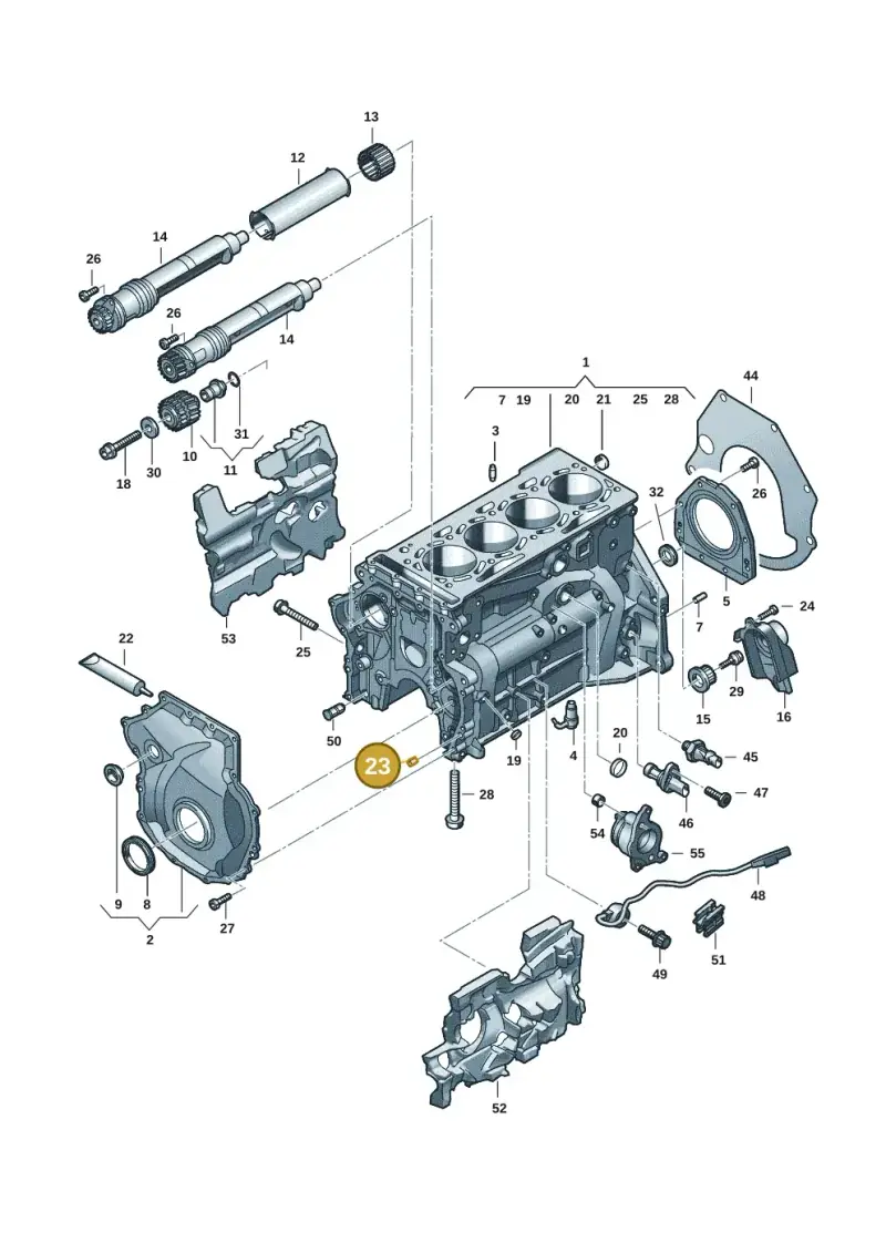 N10617101 — Audi A5 Limo 2.0 (2024-) diagram 849103017, position 23