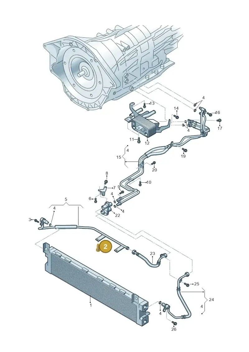 N10617401 — Audi Q7 qu. 3.0 TDI (2009-2015) diagram 493317600, position 2